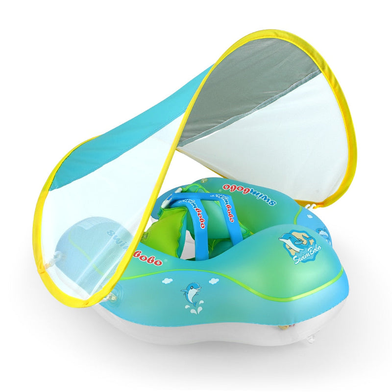 SUMMER BABY - Flutuador inflável infantil superconfort com tenda